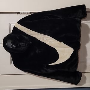 Nike Coat Jacket Faux Fur Women's Size Small
